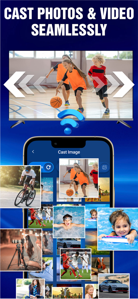 All Cast ™ - Casting family photos and videos from iPhone to a smart TV screen