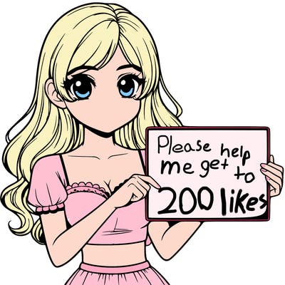 realistic pretty girl holding blank sign