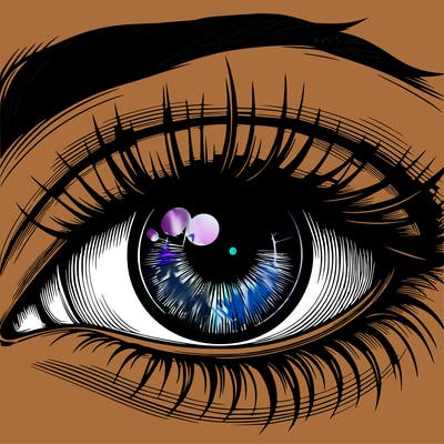realistic eye