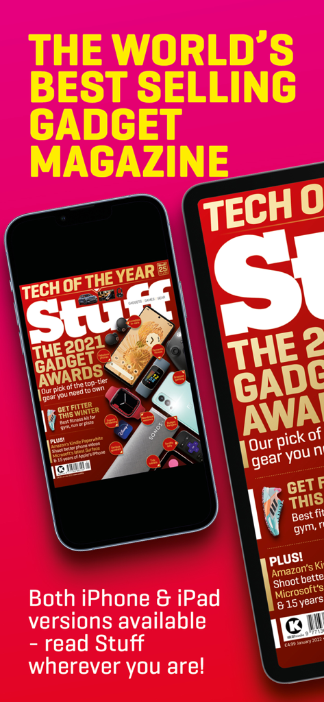 Stuff Magazine gadget and tech reviews app for iPhone and iPad