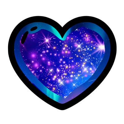 a blank heart