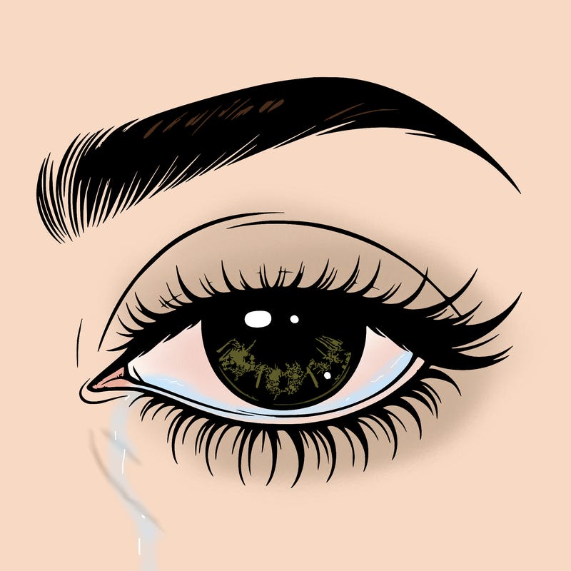 eye closed realistic