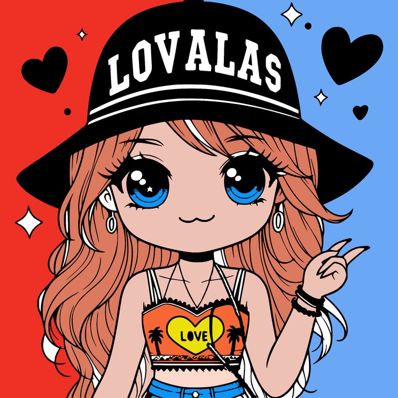 cute girl with los angeles hat and love crop top
