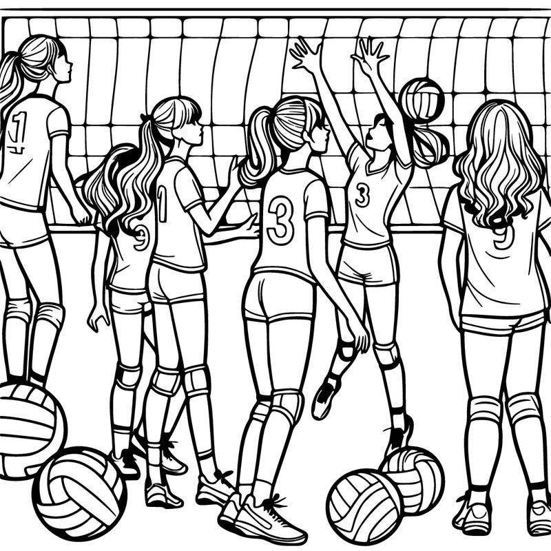 volleyball girls team