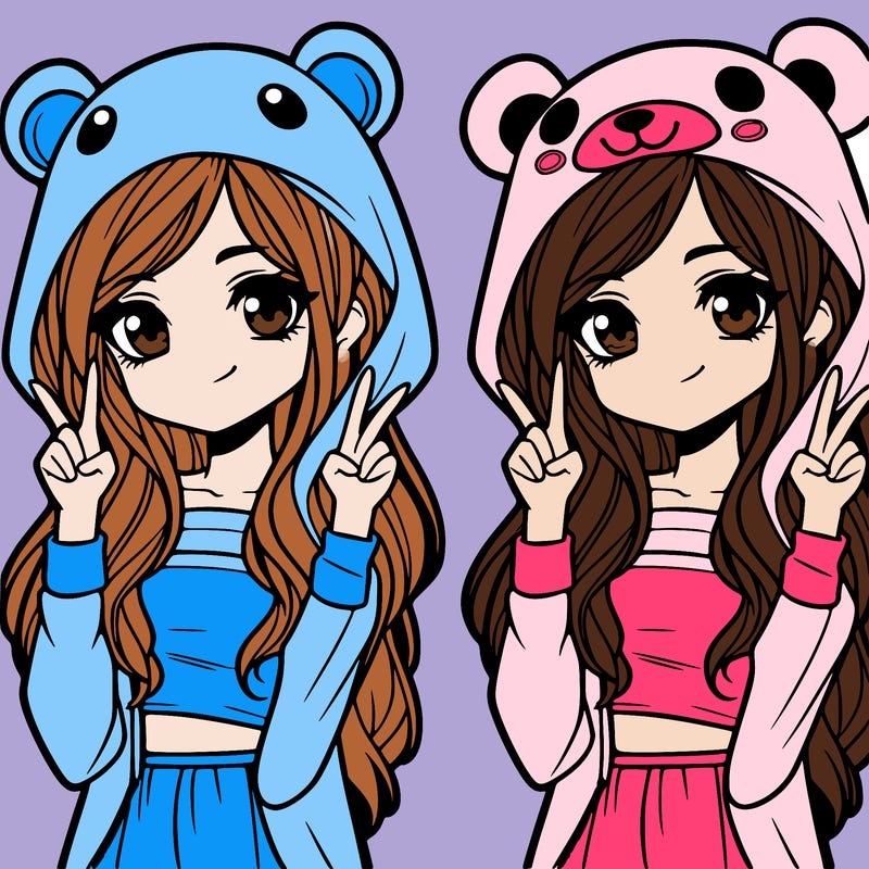 teen girl in animal costume