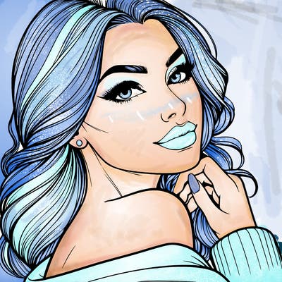 realistic pretty woman