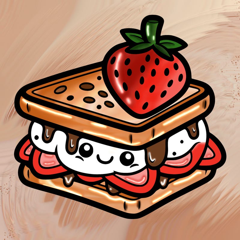 strawberry sandwich