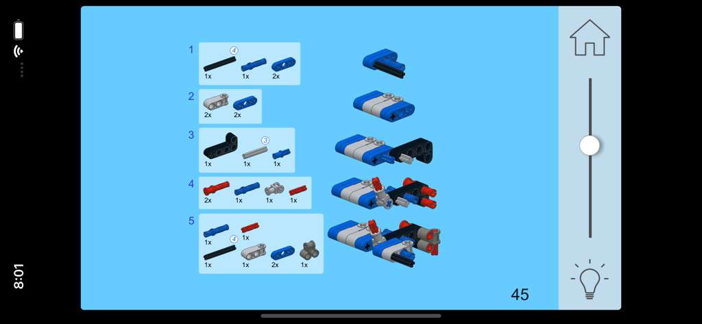 Retro Car for LEGO 9395 Set - Instrucciones de construcción digitales paso a paso para el MOC de coche retro LEGO Technic con lista de piezas y diagramas de ensamblaje