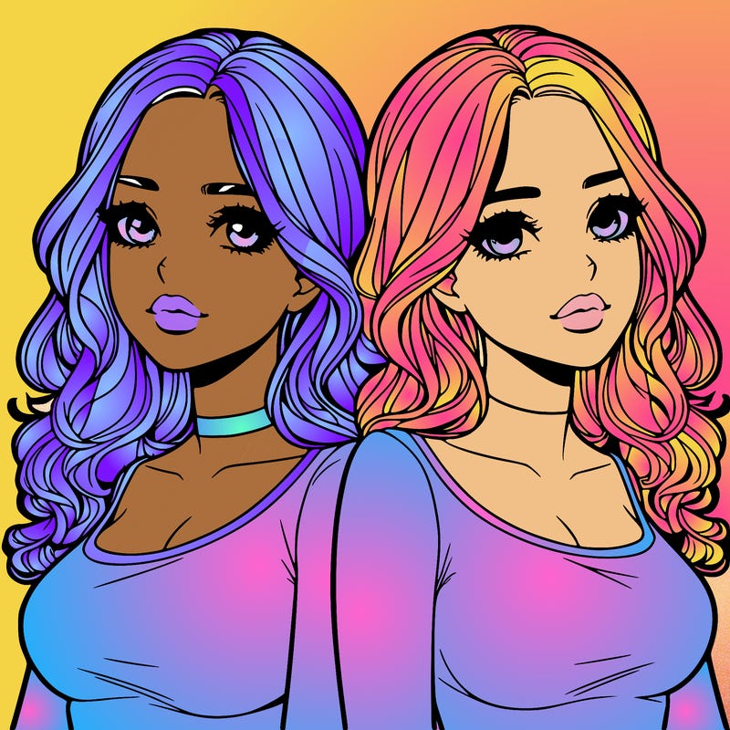 realistic twin sisters