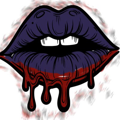 lips that look realistic and drip