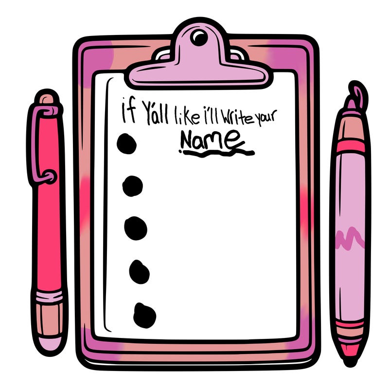 blank clip board with pen