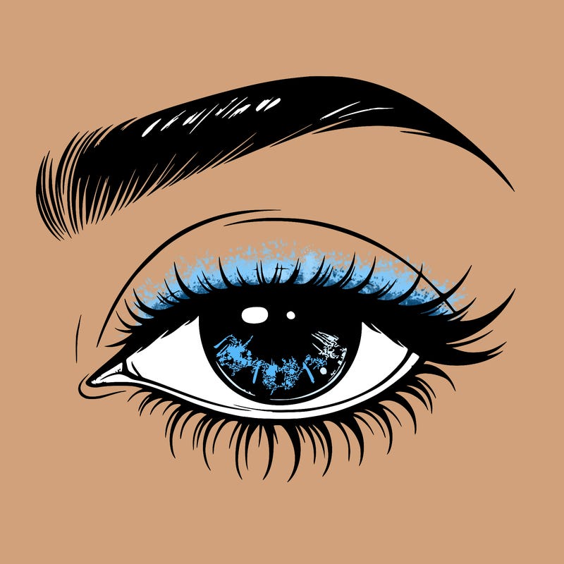 eye closed realistic