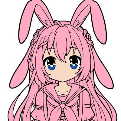 bunny anime girl