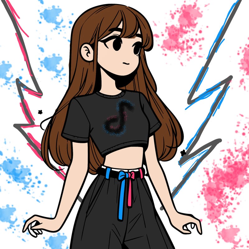 girl in a cute crop top