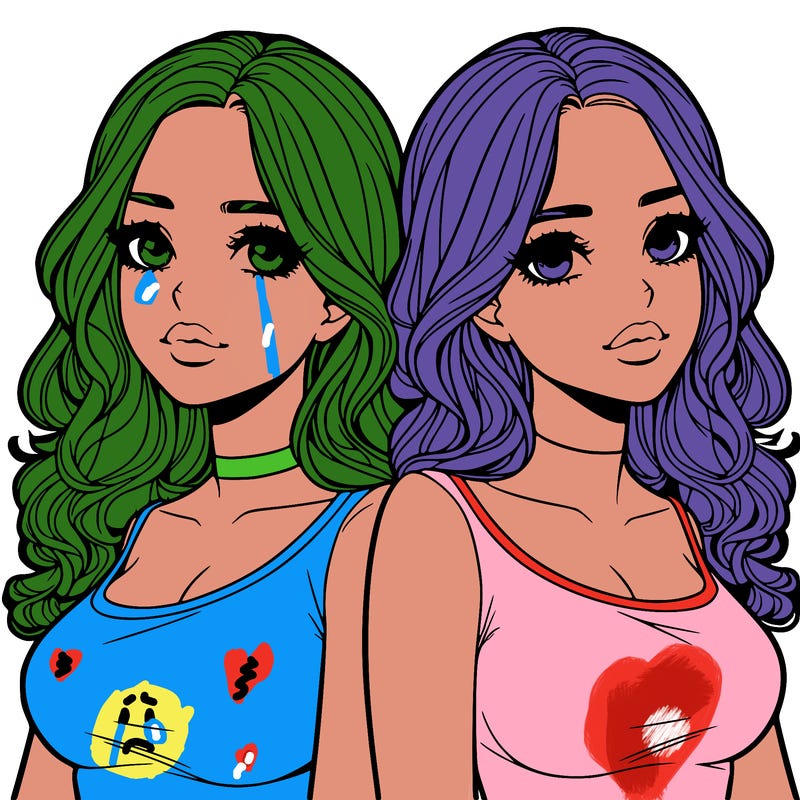 realistic twin sisters