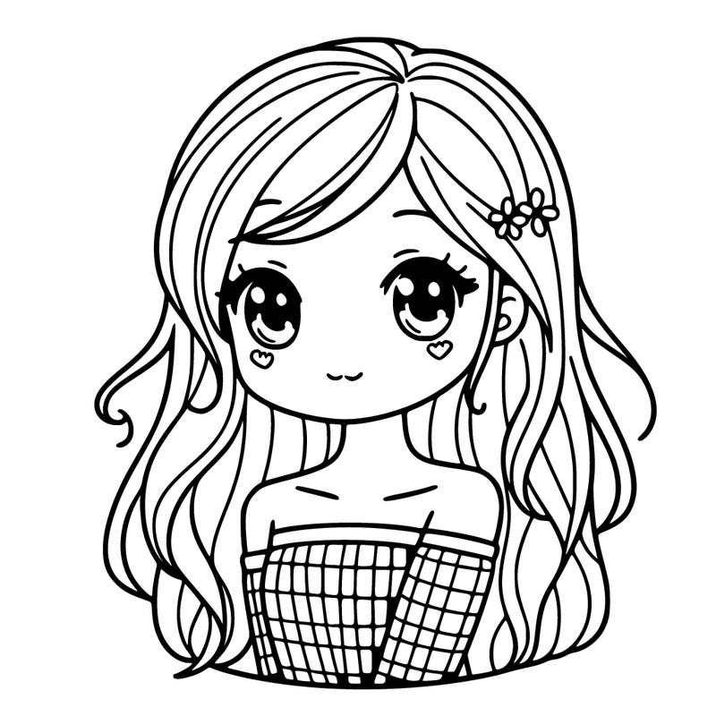 girl with pretty hair