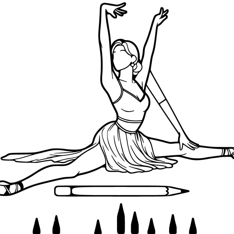 dancer doing splits