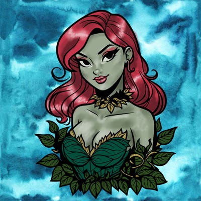 poison ivy woman