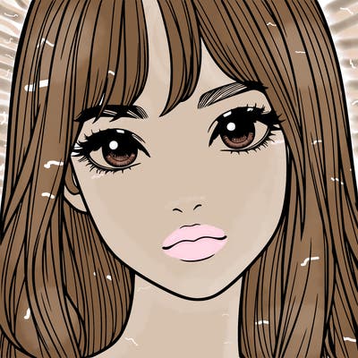 a realistic girl who is looking at you like she knows she in the screen