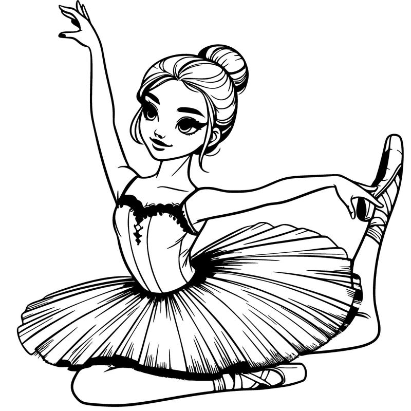 realistic ballerina