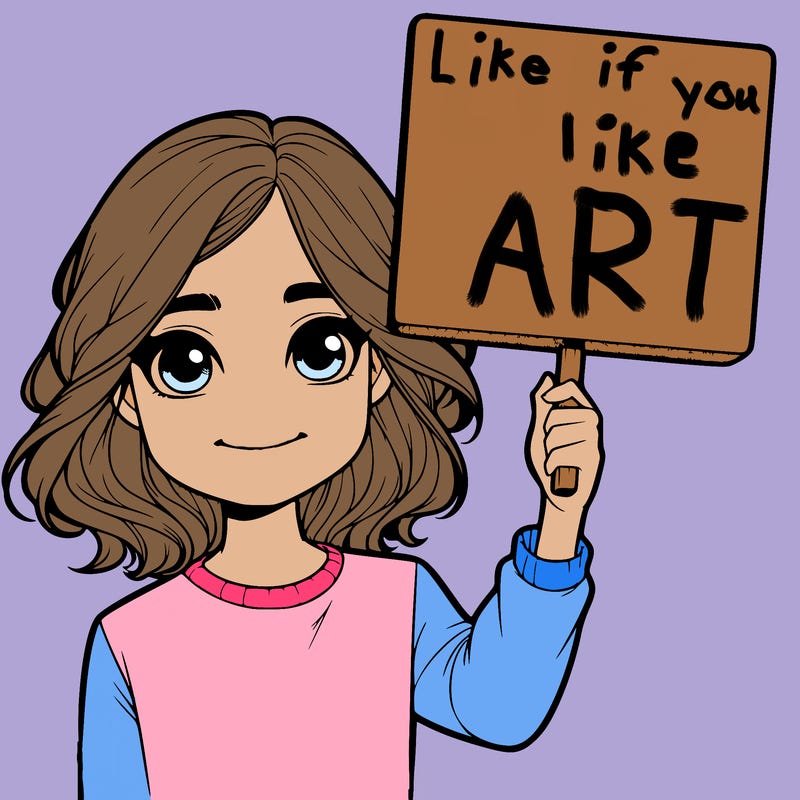 realistic girl holding up a sign