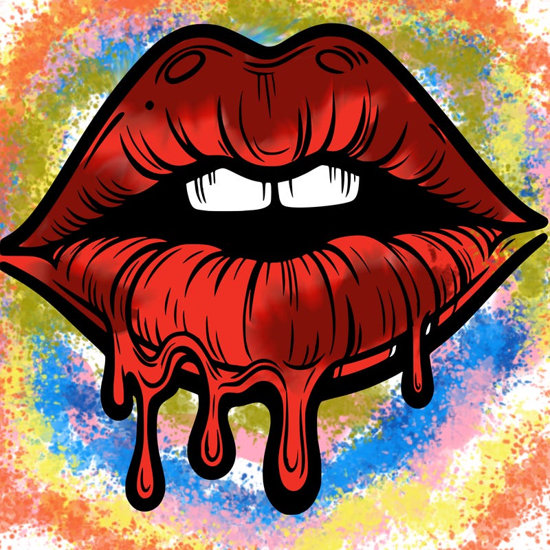 lips that look realistic and drip