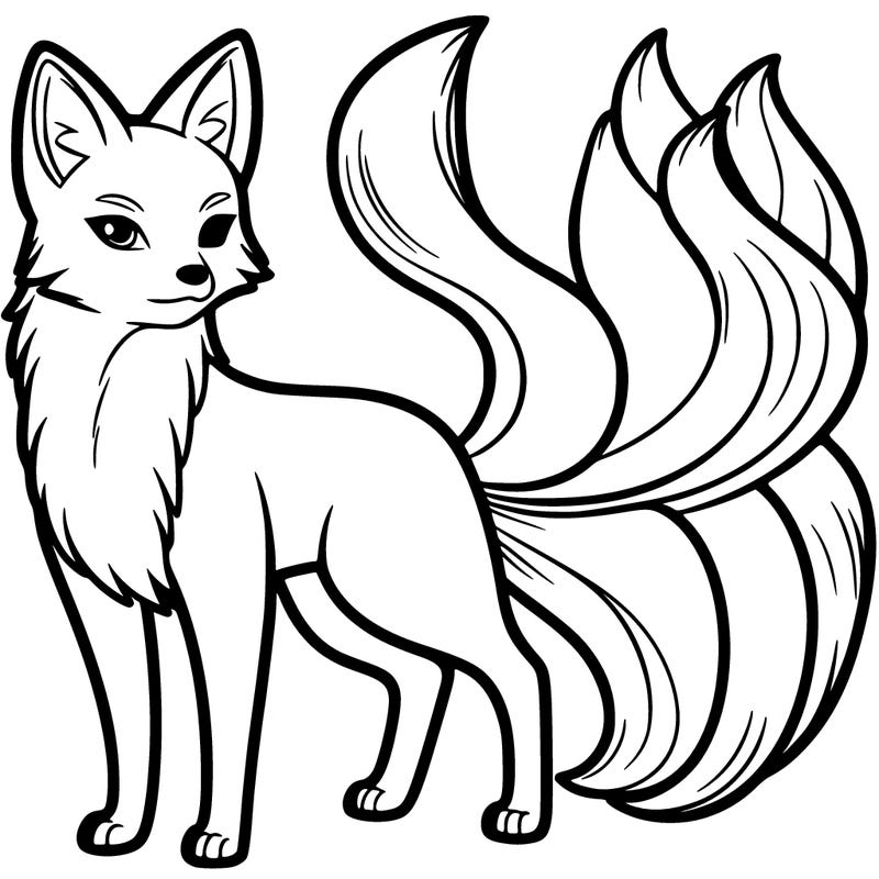 nine tailed fox