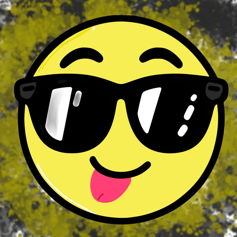 emoji with sunglasses