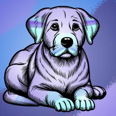 realistic dog