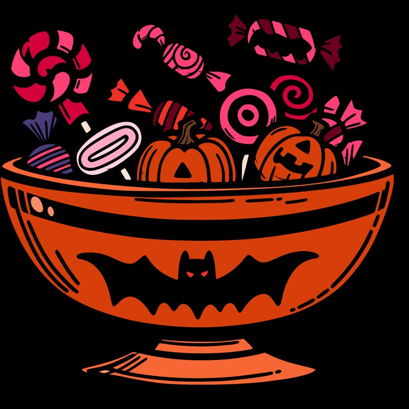 halloween candy dish