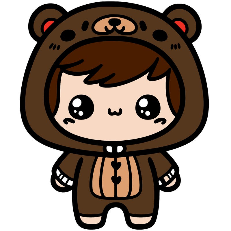 cute person in a onesie