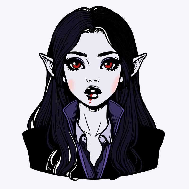 realistic vampire girl