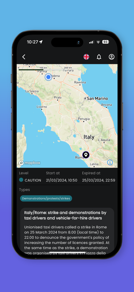 Sectra24 - Avviso di sicurezza di viaggio Sectra24 per Roma, Italia