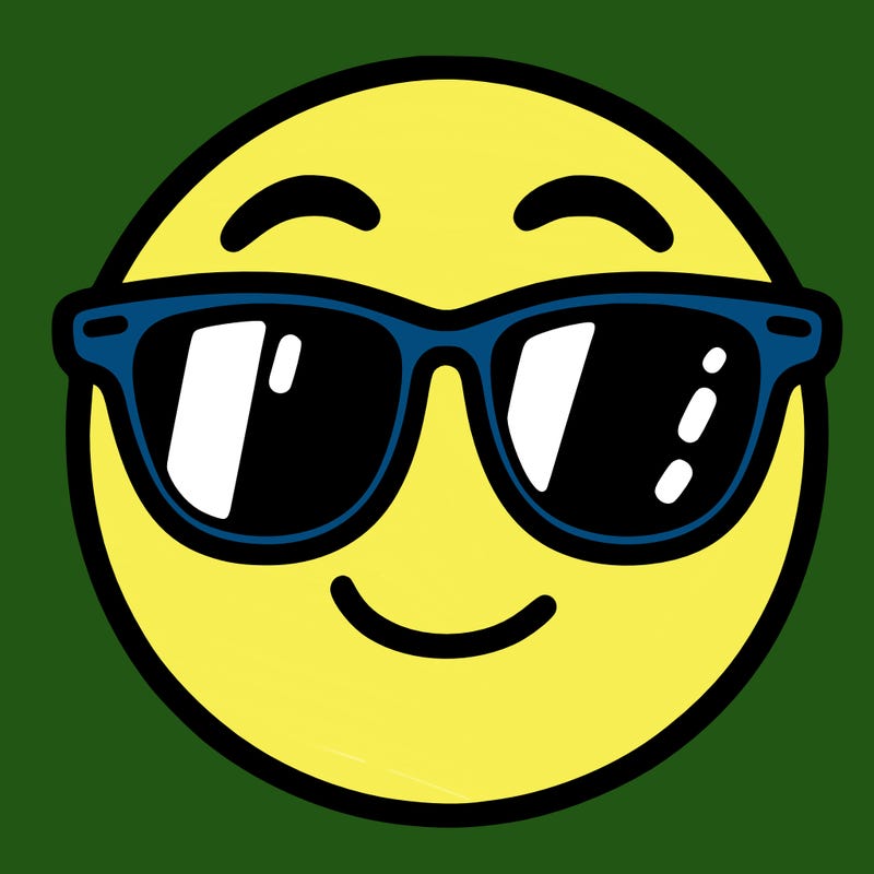 emoji with sunglasses