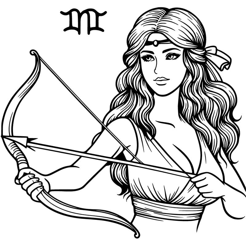 realistic female sagittarius