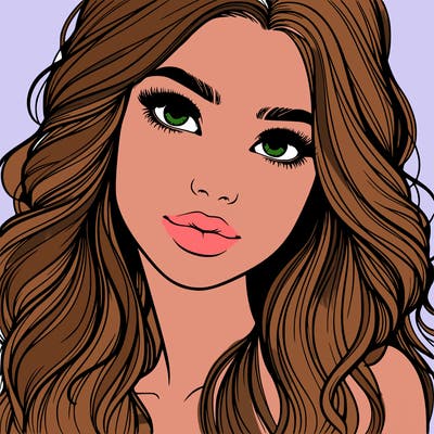 beautiful realistic girl