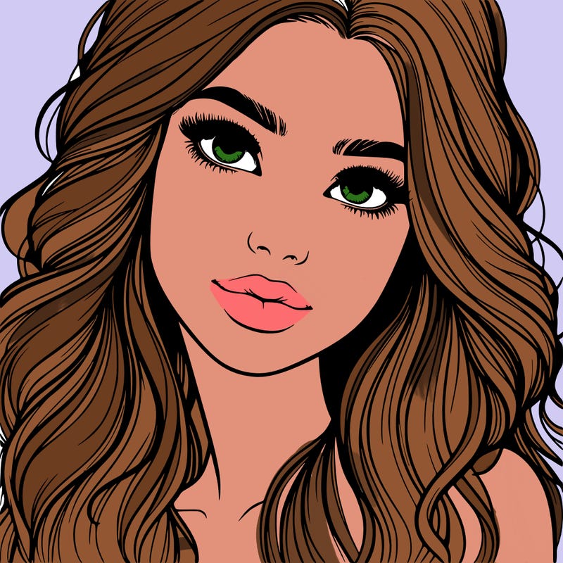 beautiful realistic girl