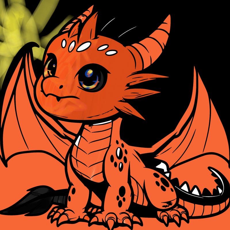 fierce baby night dragon
