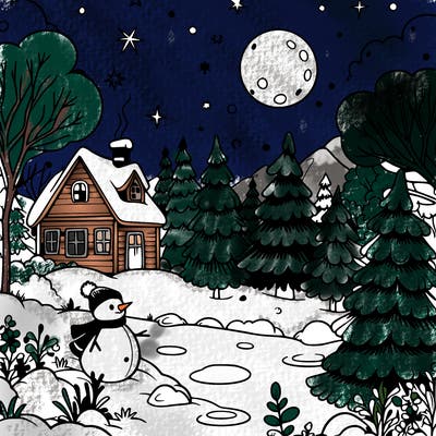 winter landscape