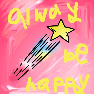 a shooting star in the sky