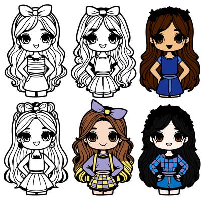 6 girls