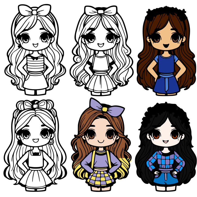 6 girls