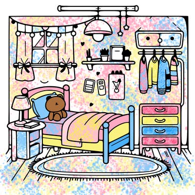 cute bedroom