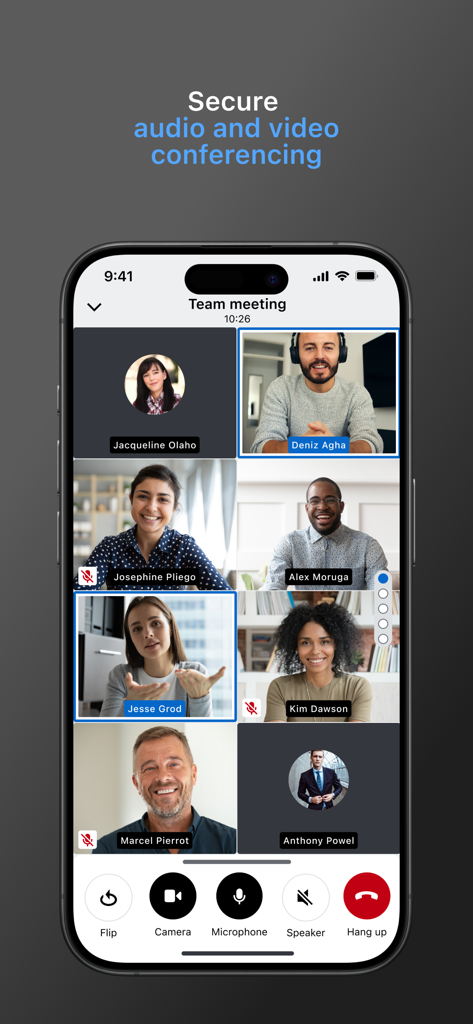 Secure group video conferencing on Wire messenger app