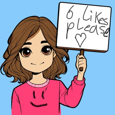 realistic girl holding up a sign