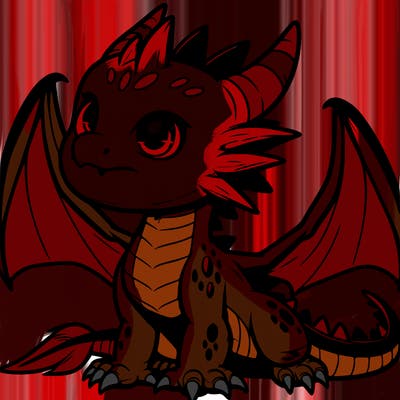 fierce baby night dragon