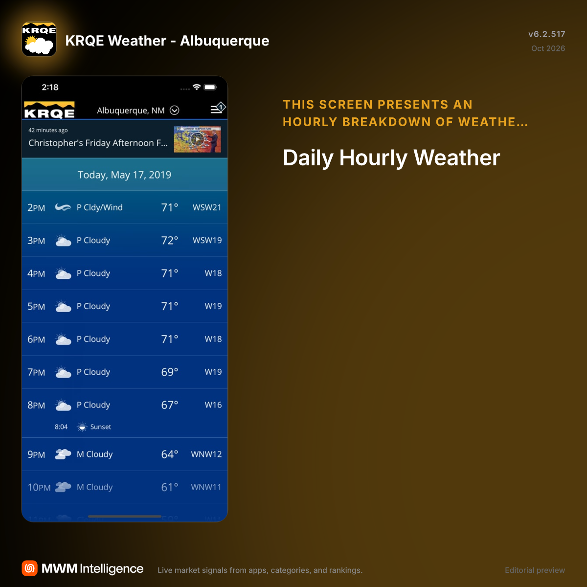 KRQE Weather - Albuquerque - Weather App | MWM