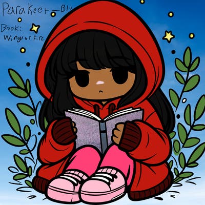 girl in oversized hoodie reading a book