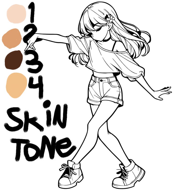 realistic girl danceing