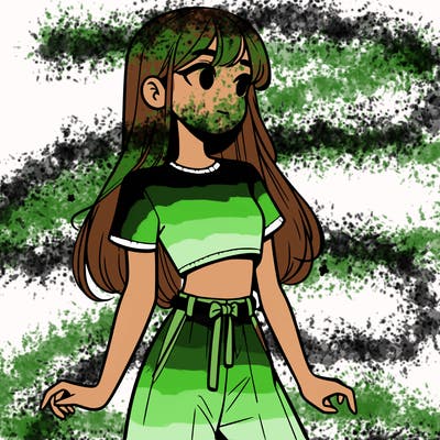 girl in a cute crop top